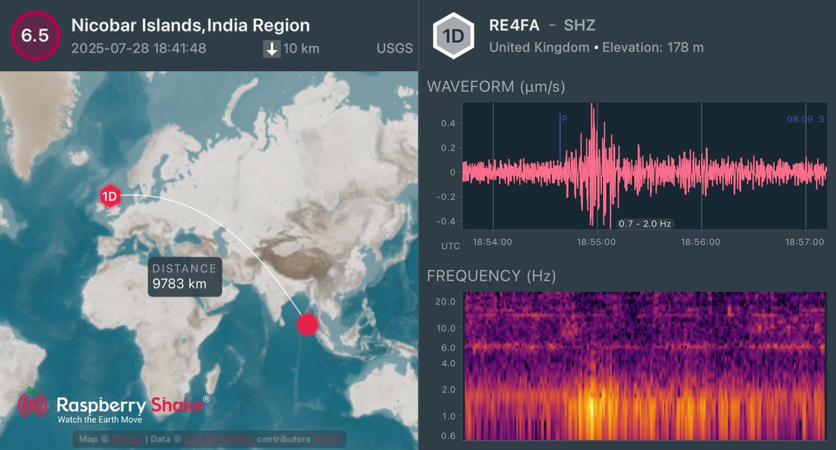 David Taylor 🏴 🇪🇺 (@gm8arv) on Twitter photo M 6.5 #earthquake 258 km WNW of #Sabang, #Indonesia as detected in #Edinburgh on my <a href="/raspishake/">Raspberry Shake</a>. #USGS details: earthquake.usgs.gov/earthquakes/ev… M 6.5 #earthquake 258 km WNW of #Sabang, #Indonesia as detected in #Edinburgh on my <a href="/raspishake/">Raspberry Shake</a>. #USGS details: earthquake.usgs.gov/earthquakes/ev…