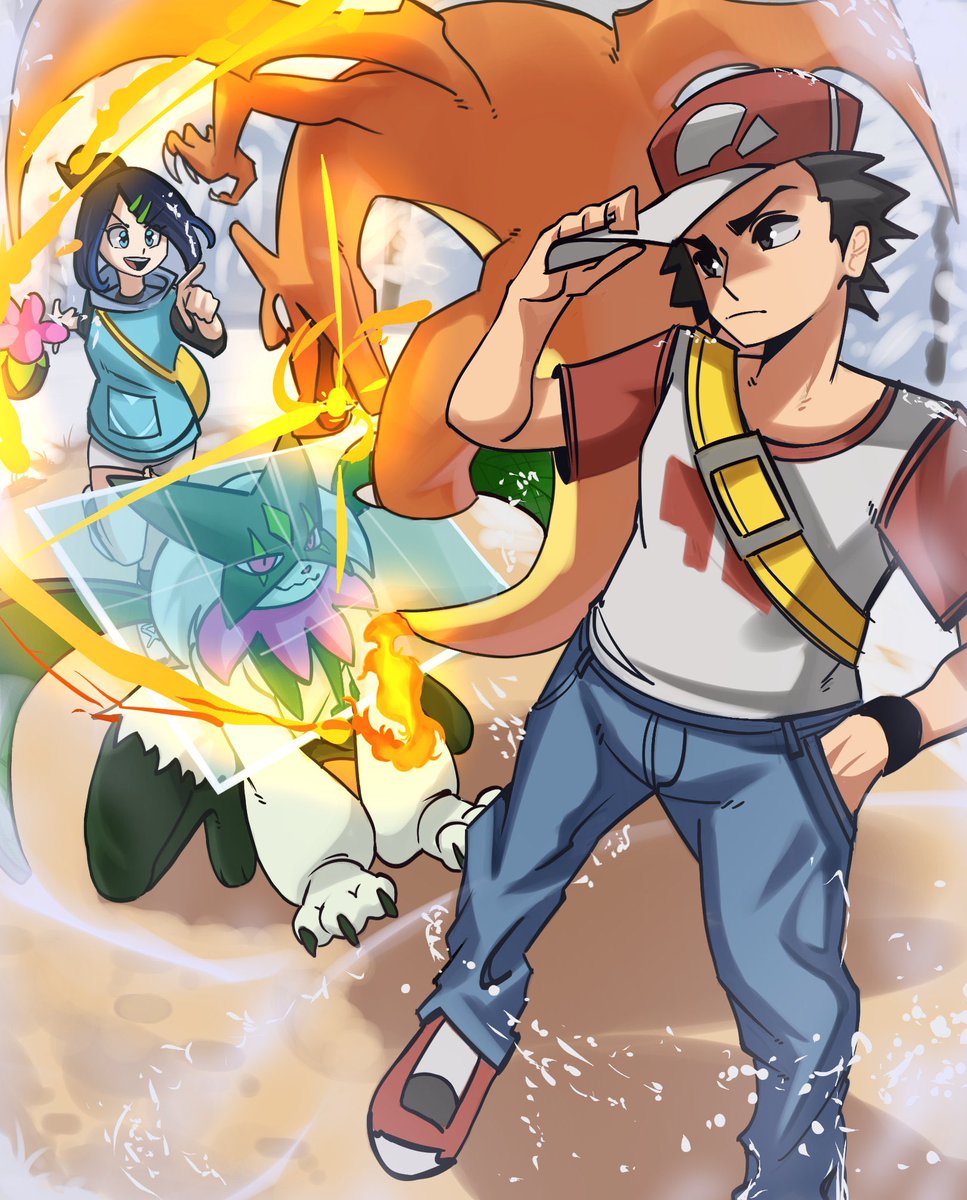 RealKingPootis's tweet photo. Liko vs Red by @MoxyDraws 
#anipoke #pokemon #PokemonHorizons https://t.co/hu2DDFyo3D