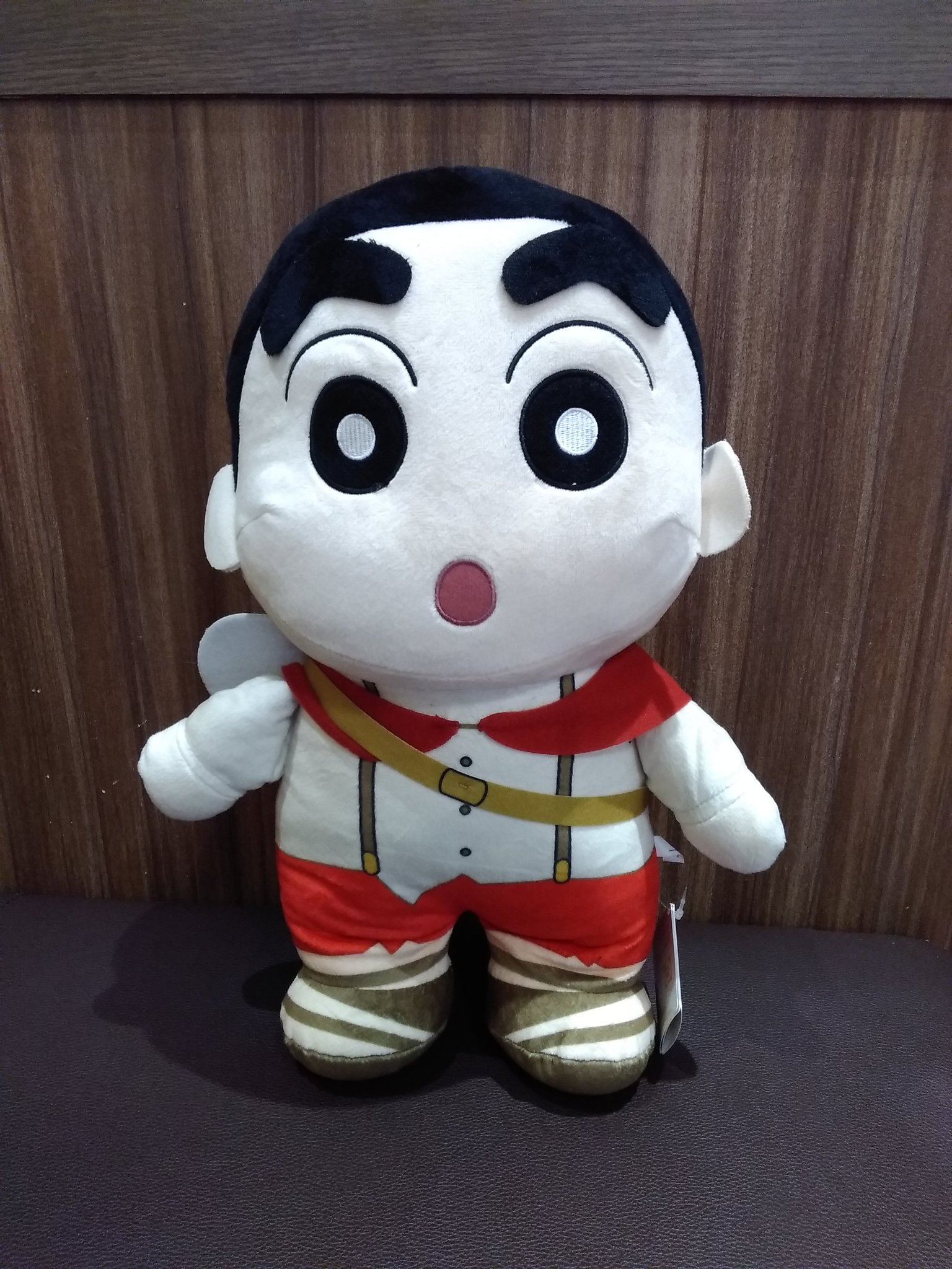 「クレヨンしんちゃん」住宅情報賃貸版ぬいぐるみ（非売品・新品・２０００年） クレヨンしんちゃん 変身しんちゃん ぬいぐるみ （アクション