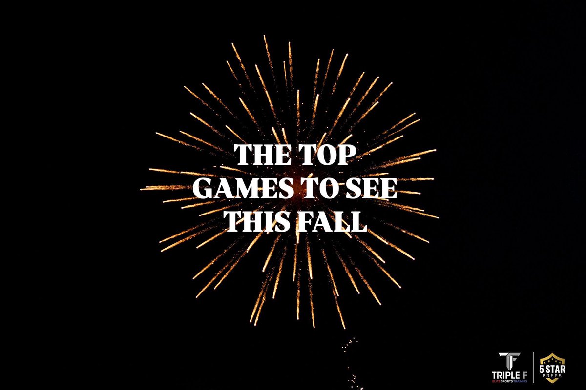 The early weeks are loaded with huge matchups. 

And it only gets better after that. 

See the best games scheduled in the 2025 regular season. 

THE 20 ▶️ 5starpreps.com/articles/top-g…