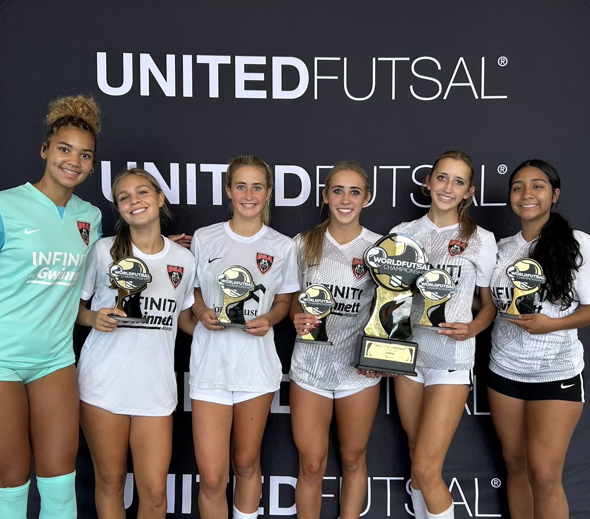 Hayden Barnett (@haydenb2025) on Twitter photo Gold champions again at <a href="/TheUnitedFutsal/">United Futsal®</a> World Championship in Orlando! This team is so fun to play with!
<a href="/ImCollegeSoccer/">College Soccer Truth ™</a> <a href="/ImYouthSoccer/">ECNL/GA/Recruiting/College Soccer</a> <a href="/GSAsoccer/">Gwinnett Soccer Acad</a> Gold champions again at <a href="/TheUnitedFutsal/">United Futsal®</a> World Championship in Orlando! This team is so fun to play with!
<a href="/ImCollegeSoccer/">College Soccer Truth ™</a> <a href="/ImYouthSoccer/">ECNL/GA/Recruiting/College Soccer</a> <a href="/GSAsoccer/">Gwinnett Soccer Acad</a>