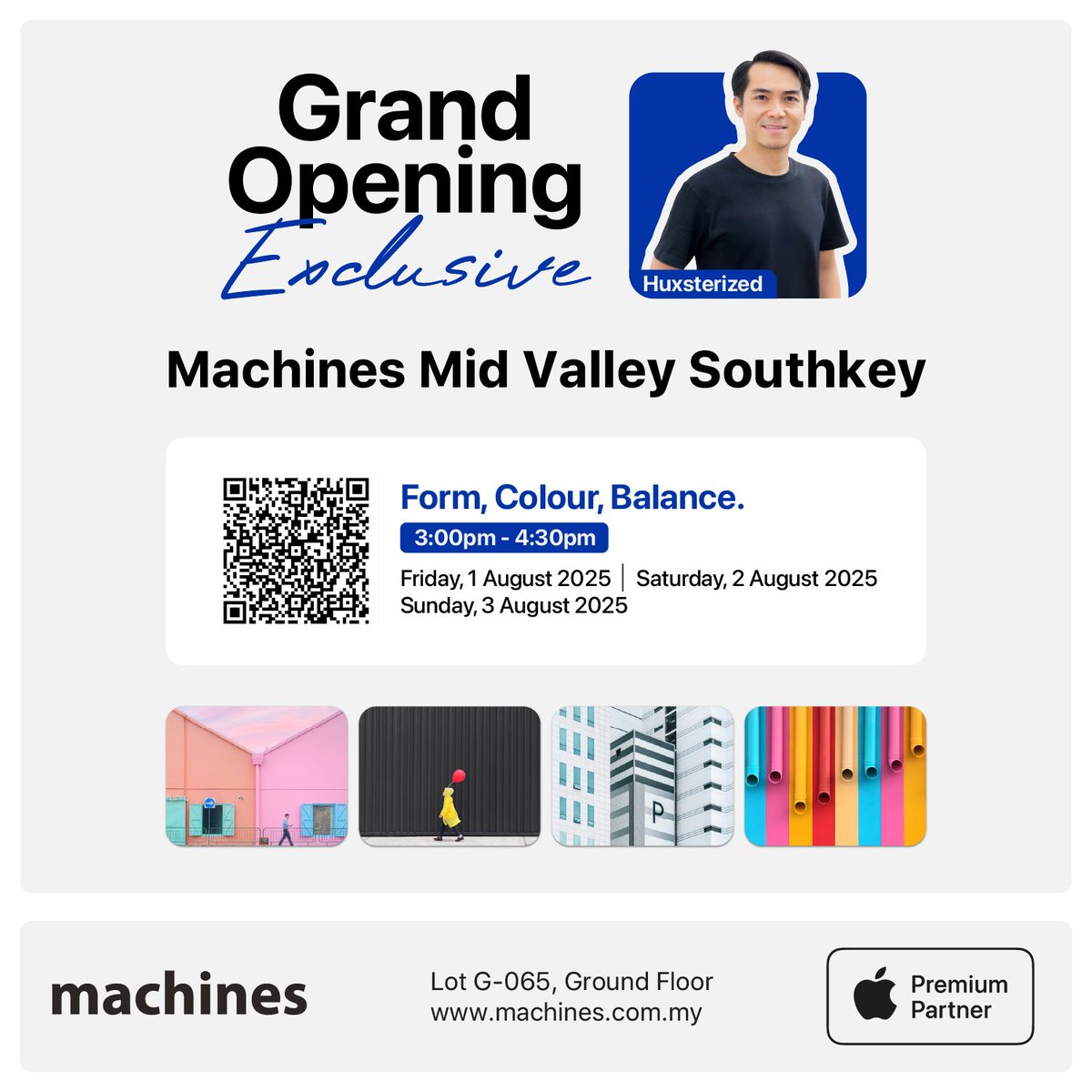 Daftar untuk sesi bengkel PERCUMA bersama <a href="/huxsterized/">Huxsterized 📸</a> dan pelajari cara menghidupkan visual anda dengan memahami peranan bentuk, warna dan keseimbangan dalam penghasilan gambar menggunakan iPhone.

📝Daftar sekarang:
&gt; macmy.co/southkeyworksh…