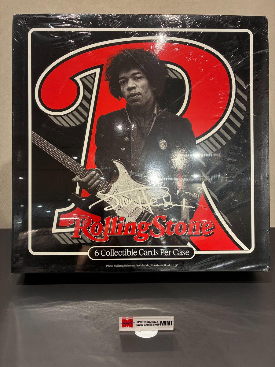 mintshinjuku's tweet image. 【7/29入荷情報】
2025 SUPER BREAK Rolling Stone Jimi Hendrix™ Keepsake PREMIERE EDITION
tradingcardjournal.com/2025/05/%e3%80…
お求めの方は 是非当店へ!!