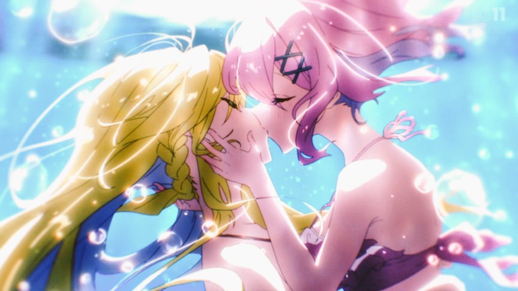 6d5k7y's tweet image. #わたなれアニメ
4話。これが百合アニメだ!!
れな子も真唯も友達としての距離間が掴めずギクシャク。でもやり直せばいい。その仲直りのキスがこんなにも美しいとは...。そして裏では紫陽花さんを惹きつけるとはれな子は罪な女だ。