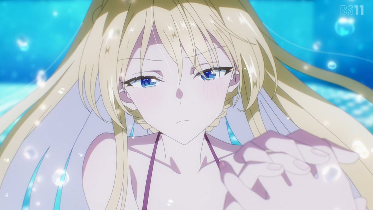 6d5k7y's tweet image. #わたなれアニメ
4話。これが百合アニメだ!!
れな子も真唯も友達としての距離間が掴めずギクシャク。でもやり直せばいい。その仲直りのキスがこんなにも美しいとは...。そして裏では紫陽花さんを惹きつけるとはれな子は罪な女だ。