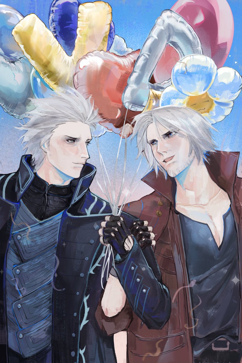 #DevilMayCry #VD 
恭喜VD Only顺利举办！！丢一下远古宣图…（回看过去很久画的图还有点小尴尬…）
