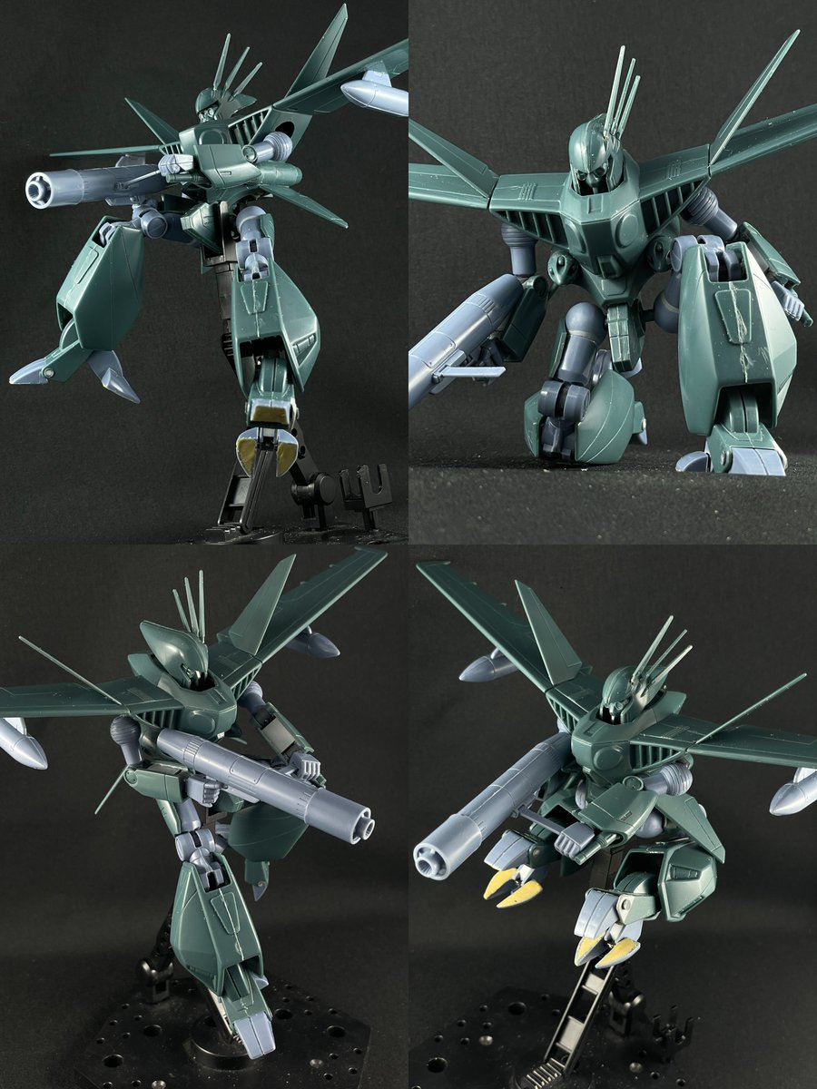 待ちに待ってたドラグナー旧キット理想のセットきた！
ダウツェンはいいぞ、ほぼ関節調整だけでこれだけカッコイイ

#旧キット　#ドラグナー