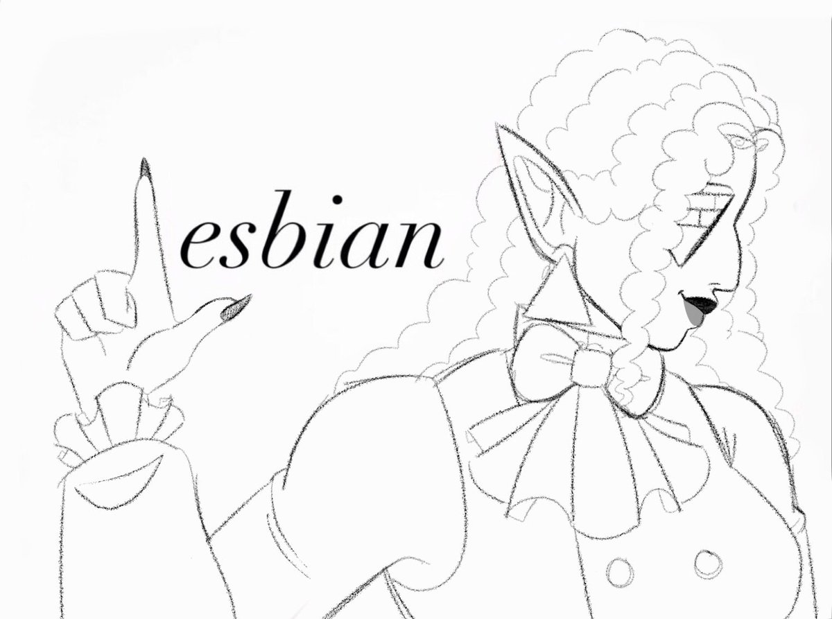 Sapphoberry's tweet image. Just a doodle but. Willow