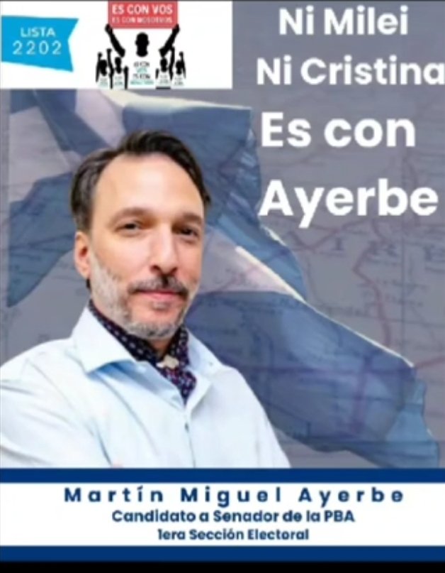 IndustYPatria's tweet photo. Ni Milei, ni Cristina.
⚙️ Industria nacional
🚆 Ferrocarriles
🌾 Producción con soberanía
Martín Miguel Ayerbe propone un modelo peronista y de tercera posición.
Candidato a senador por la PBA – 1ra sección. Lista 2202
#EsConVos #TerceraPosición #Ayerbe2025 https://t.co/9T4alyY41F