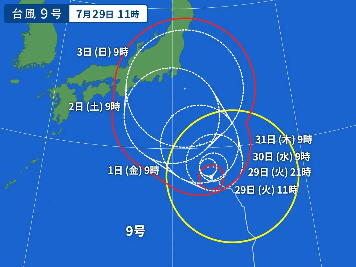 Yahoo_weather's tweet image. 台風9号は小笠原諸島に最も接近しています。
この台風は動きが遅く、31日(木)にかけて小笠原近海にほとんど停滞するため、小笠原諸島では台風の影響が長引く見込みです。暴風やうねりを伴った高波に警戒し、土砂災害、低い土地の浸水、河川の増水に注意・警戒してください。