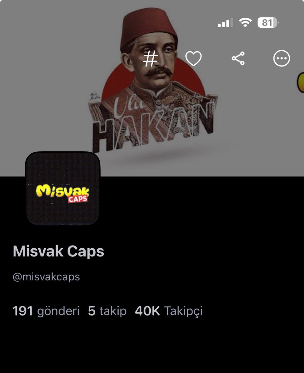 misvakcaps's tweet image. Next Sosyal toplamda 400 bin kullanıcıya ulaştı.
Misvak Caps olarak biz de 40 bin takipçiye ulaştık.
Yani her 10 kişiden 1’i bizi takip etmeyi tercih etti. Bizi tercih eden ve destekleyen herkese teşekkür ederiz.