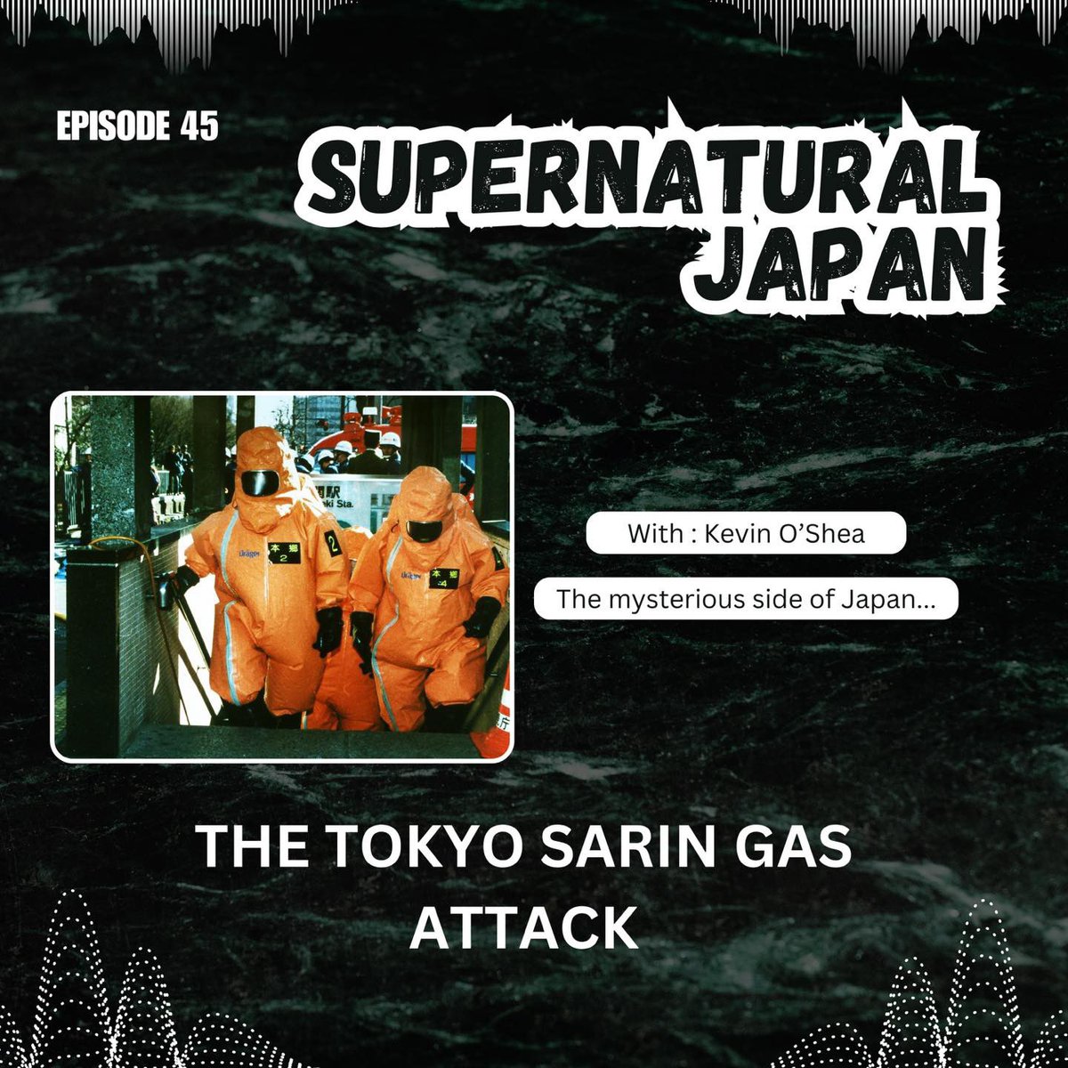 Kevin O’Shea (@madformaple) on Twitter photo The Tokyo Sarin Gas Attack
With guest <a href="/MyTwoYen/">Brian in Fukuoka</a>
- (Supernatural Japan) 🇯🇵 🎙️
<a href="/ApplePodcasts/">Apple Podcasts</a>:
podcasts.apple.com/us/podcast/the…
#Japan #Tokyo #history #Japanese #TrueCrime #podcast The Tokyo Sarin Gas Attack
With guest <a href="/MyTwoYen/">Brian in Fukuoka</a>
- (Supernatural Japan) 🇯🇵 🎙️
<a href="/ApplePodcasts/">Apple Podcasts</a>:
podcasts.apple.com/us/podcast/the…
#Japan #Tokyo #history #Japanese #TrueCrime #podcast