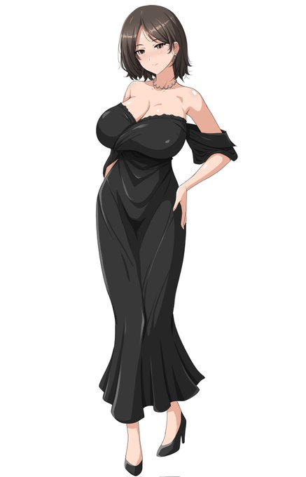 新たに制作中の音声作品のキャラデザ案。 