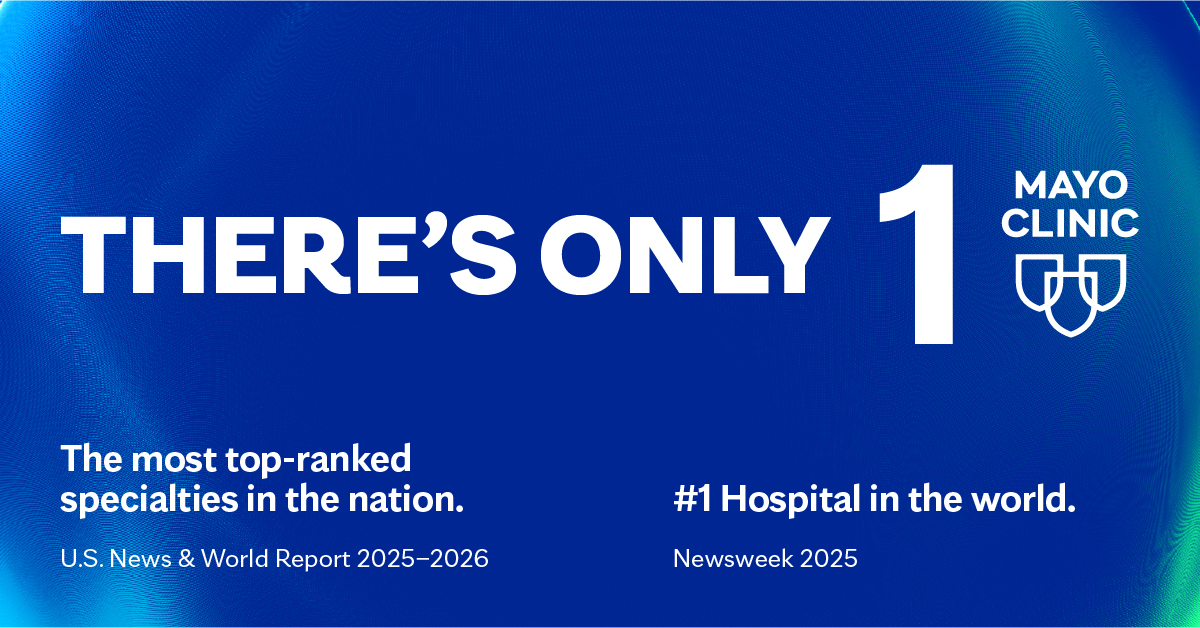 We are proud that Mayo Clinic has been recognized once again as a leader in healthcare, a reflection of the unwavering commitment of our staff and their dedication to excellence, innovation, and putting patients first. health.usnews.com/best-hospitals