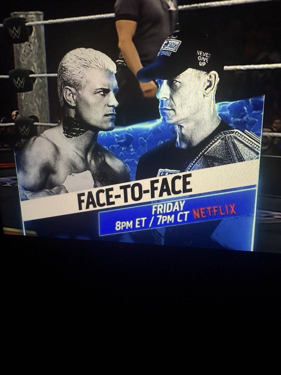 MichNightMares's tweet image. Yall Cody and Champ Cena for the last time face to face on this Friday Night Smackdown go home show before their big Summerslam match for undisputed WWE Championship in Street Fight this Sunday night for night 2 main event I am so excited and happy I will be supporting and…