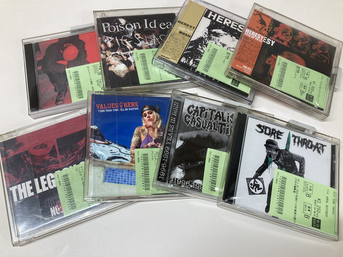 dp2_diskunion's tweet image. 【7/29(火) PUNK中古CD新入荷情報】
80's~現行HARDCORE、70's PUNK/POWER POP、POP PUNKまでPUNK/HARDCORE中古CDが入荷!!!
どのジャンルも定番/人気タイトルが揃っています。この機会をお見逃しなく!
PUNK/HARDCORE中古CD新入荷コーナーにて展開中!
▼リストはこちら
diskunion-rockintokyo.blog.jp/archives/29233…