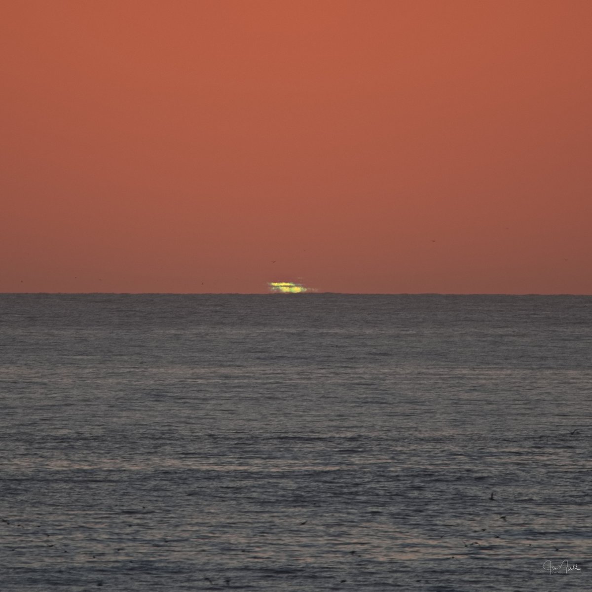 One of the few fog-free evenings this summer yielded a nice bit of Green Flash over Half Moon Bay. 7/28/2025