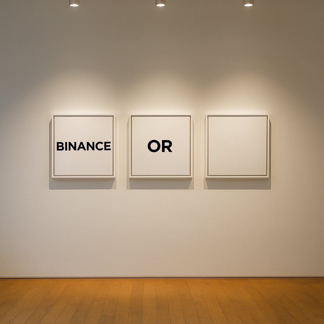Life’s about choices. Choose Binance.