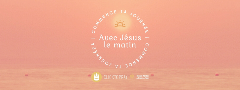 ☀️Remercie le Seigneur pour ce nouveau jour, pour cette nouvelle opportunité d'aimer et de servir.
Offre ta journée au Seigneur sur Click To Pray. clicktopray.org/daily