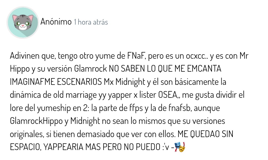 yumeffe's tweet image. Todos criticando al zq por no dejar que admin mascarita terminé /j
┈ 🃏