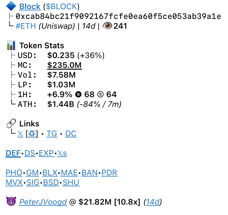 Peter Voogd | The MAVERICK 👑 (@petervoogd23) on Twitter photo I've been saying this since it launched but $BLOCK is the cooker of this cycle.
This team is BUILT DIFFERENT and when <a href="/MatthewMorgan23/">Matthew Morgan</a> is involved big things happen.
If you want to build some real generational wealth, you need to bet on a team that understands the game. Not I've been saying this since it launched but $BLOCK is the cooker of this cycle.
This team is BUILT DIFFERENT and when <a href="/MatthewMorgan23/">Matthew Morgan</a> is involved big things happen.
If you want to build some real generational wealth, you need to bet on a team that understands the game. Not