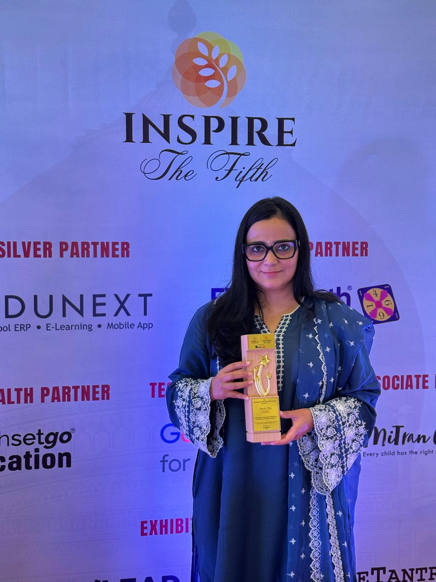 Prometheus_Edu's tweet image. At Prometheus, we don’t just talk about reimagining education — we live it.
Proud to share that our Founder Chairperson Mr. Mukesh Sharma was honoured as “Visionary Leader of the Year” and Principal Ms. Aneesha Sahni as “Principal of the Year” at INSPIRE 5.0. 🌟 #PrometheusSchool
