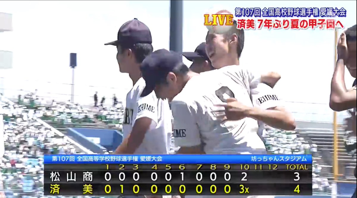 Botya_ch's tweet image. 済美高校おめでとう㊗️

甲子園でも頑張れ🔥

#高校野球愛媛大会