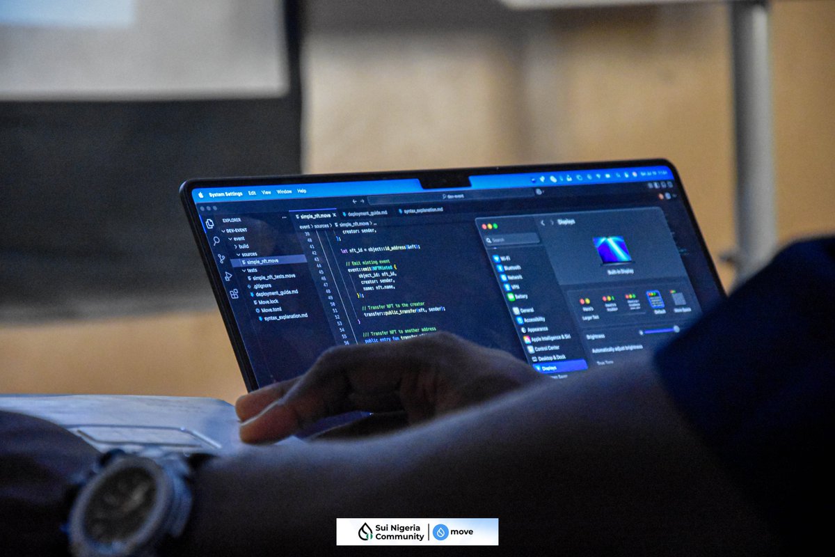 CharlesFolowos2's tweet image. I am happy to have hosted a two day Sui Developer Workshop in Ekiti State!
The workshop was designed to bring together developers, builders, and blockchain enthusiasts to explore the Sui ecosystem, learn how to build on the Sui network, and connect with like-minded innovators.