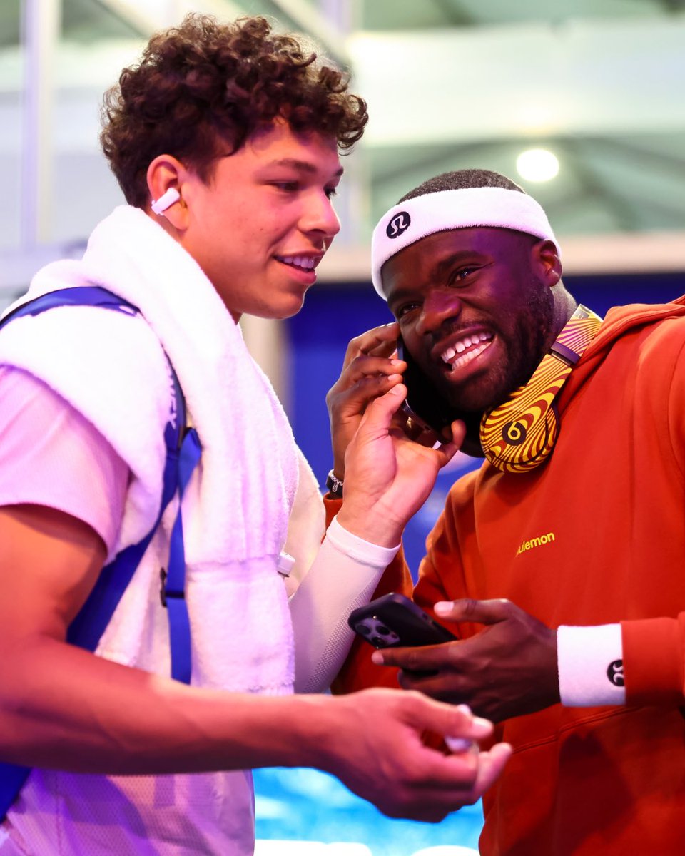 LaverCup's tweet image. Familiar doubles pairing in DC 👀
Ben Shelton and Frances Tiafoe have only linked up for doubles as Laver Cup Team World teammates in Berlin 2024 and Vancouver 2023.
#LaverCup | @mubadalacitidc