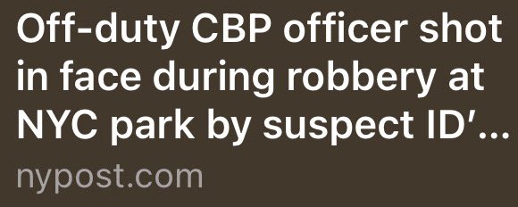 RepLauraGillen's tweet image. There is absolutely no place in our communities for violent criminals with no legal right to be here. This was a tragic and senseless act of violence that should never have happened.
Praying for a speedy recovery for the CBP officer injured in this senseless attack.…