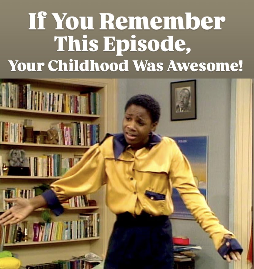 80sThen80sNow's tweet image. While Today We Say Goodbye to Our Beloved Malcolm Jamal Warner, We’re Reminded of the Many Amazing Characters He Played in Movies and on TV, in Particular Theo Huxtable.
On October 18th 1984 (Season 1 Episode 5), “A Shirt Story,” Theo Wanted to Impress a Girl By Wearing An…