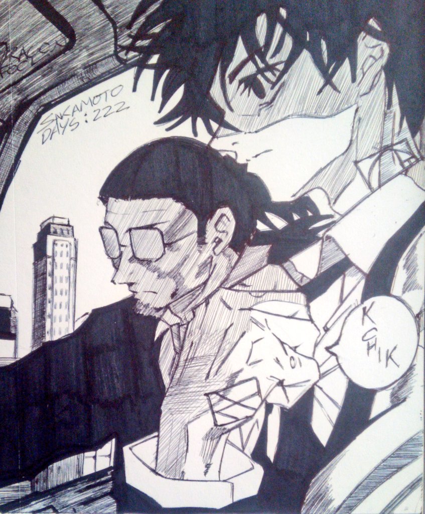 DragonFoolZ's tweet image. CHAPTER 222
#SAKAMOTODAYS
#SAKAMOTODAYS222