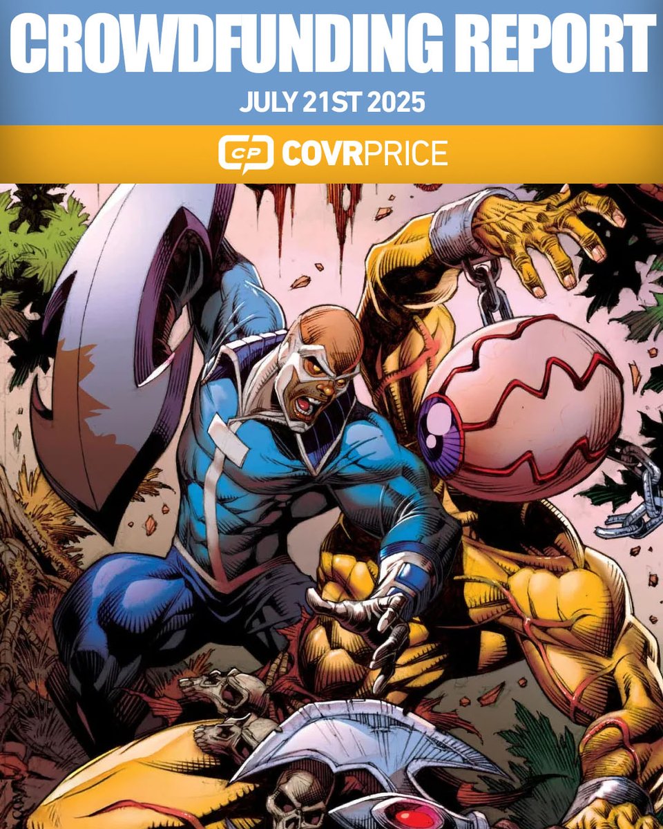 covrprice's tweet image. Get a look at more July Crowdfunding projects we’re keeping an eye on and the projects about to end! Support creators directly!
With projects from @chapsoffury @BrianBalondo @domtheartist1 @HEBRUBRANTLEY @JayDeeRosario and more! #Comics
LINK: covrprice.com/cp-content/202…