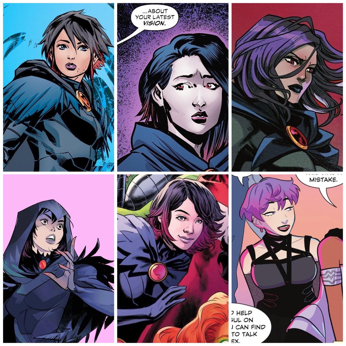 TheeUnkindness's tweet image. Let's get something straight: this is Raven, and that bitch is Rachel. #dccomics #teenti