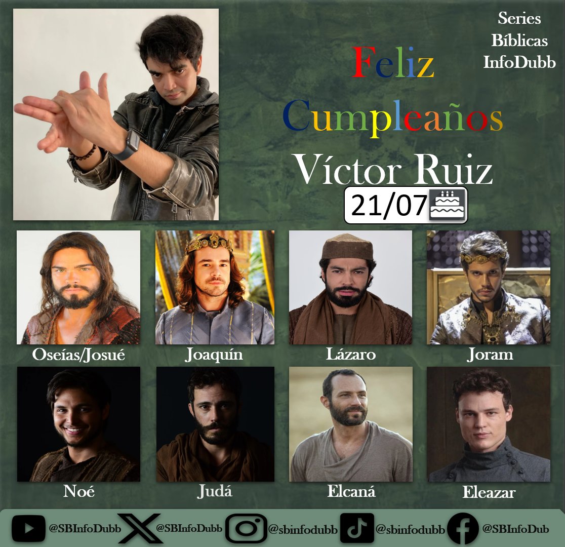 🎉Queremos Desearle Un Feliz Cumpleaños Al Actor De doblaje Víctor Ruiz <a href="/elvicruiz/">Víctor Ruiz</a>🎉
