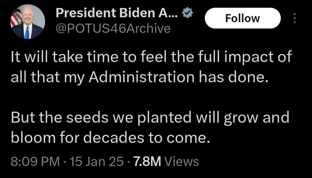 RepTiffany's tweet image. The seeds Biden planted are already in full bloom.
Americans and law enforcement officers are being gunned down by illegal aliens released by his administration.