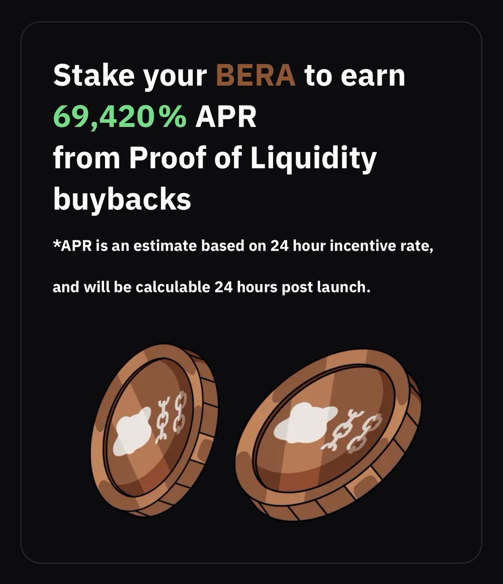 POL V2 is live.

stake $BERA -&gt; earn 

simple af even if u’re a bozo