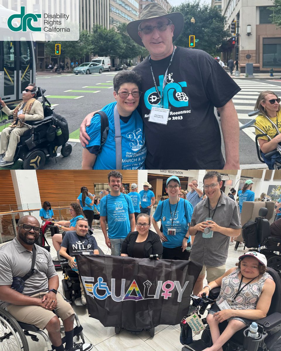 DisabilityCA's tweet image. It is Day 1 of the National Council on Independent Living's (NCIL) 2025 Annual Conference! DRC's CEO Andy Imparato and Associate Director of External Affairs Eric Harris are in Washington D.C. along with many of our friends and partners. For the next few days, disability…