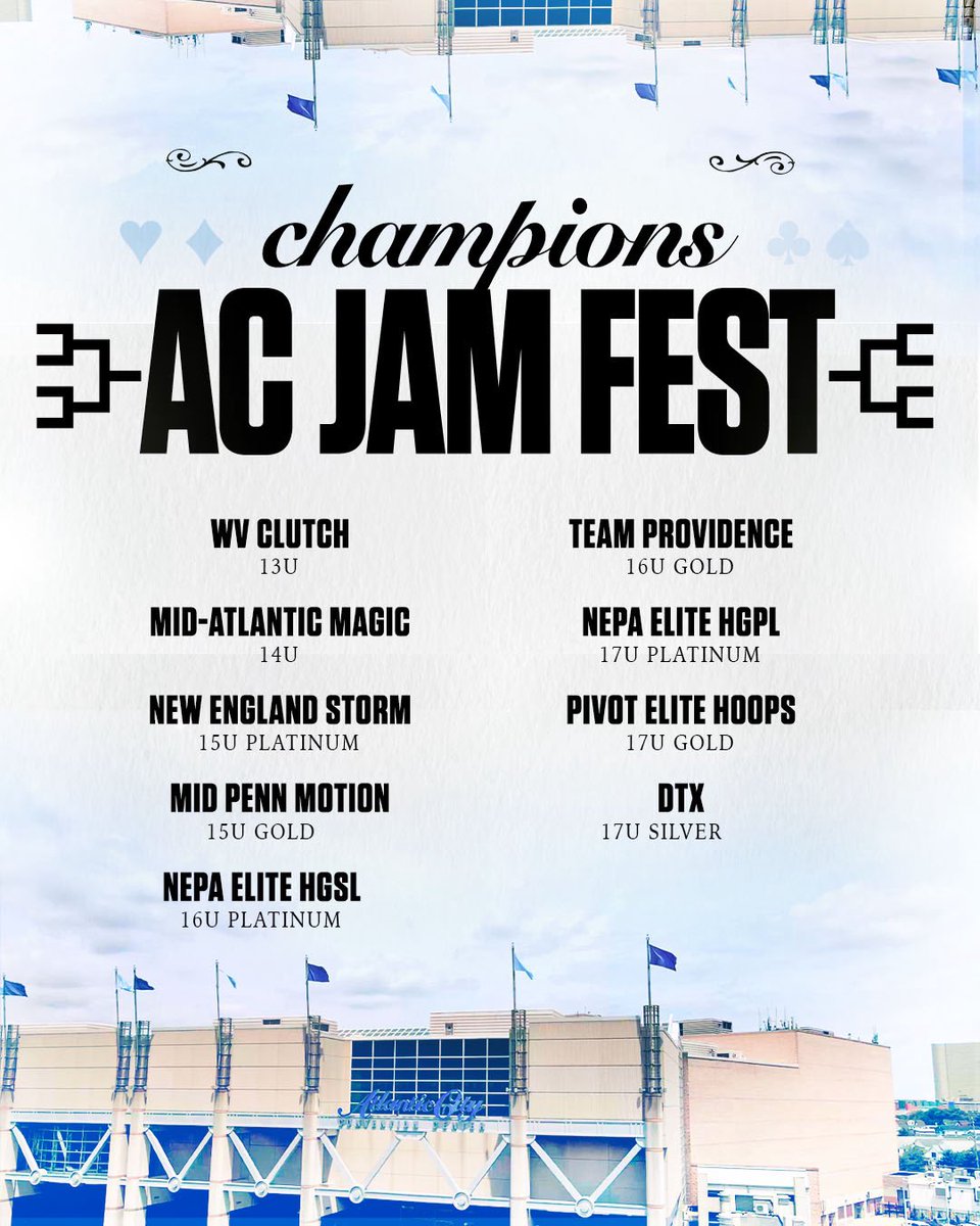 Congratulations to all of our Atlantic City Jam Fest Champions 🏆