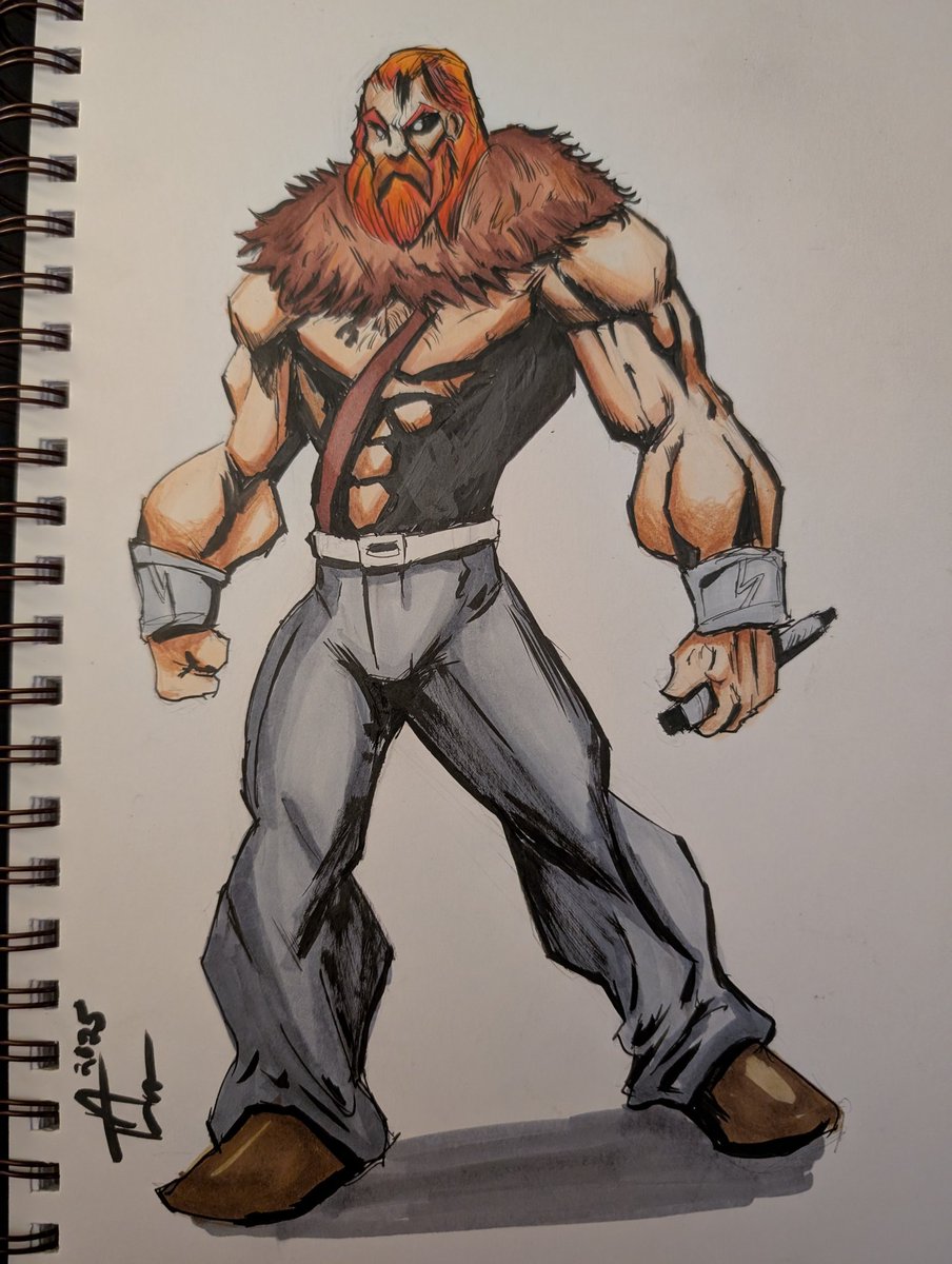 golemwulf's tweet image. Messing around with markets and colored pencils and thought it would need fun to draw Validan. Love his design.
@EricDJuly @TheRippaverse @twisted_twins #fanart #rippaverse #norfrica #indycomics #comics #comicart #traditionalart #marker #coloredpencil #sketchbook