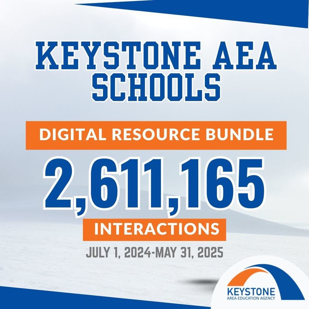<a href="/KeystoneAEA/">Keystone AEA</a> schools’ 2024–25 usage data shows the power of just-in-time access to high-quality digital resources. From literacy and career readiness to presentation tools and community outreach...impact is clear. #groundedinservice #EveryDayAtAEA