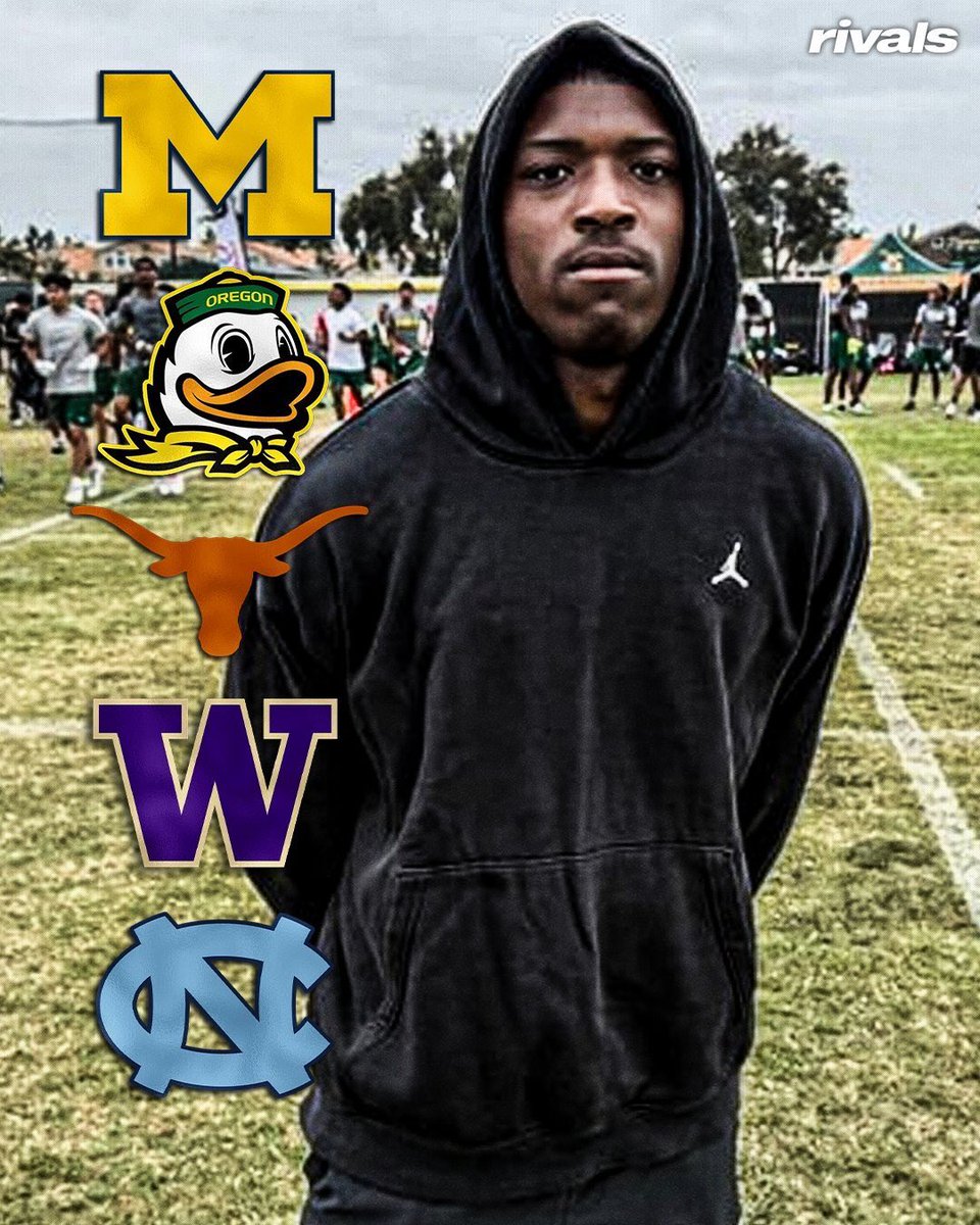 Rivals's tweet image. Two teams are separating from the pack for Rivals' No. 1 CB Davon Benjamin, he tells @Hayesfawcett3 👀
Benjamin is set to announce his decision on Aug. 2:⌛️
Intel: on3.com/rivals/news/tw…
