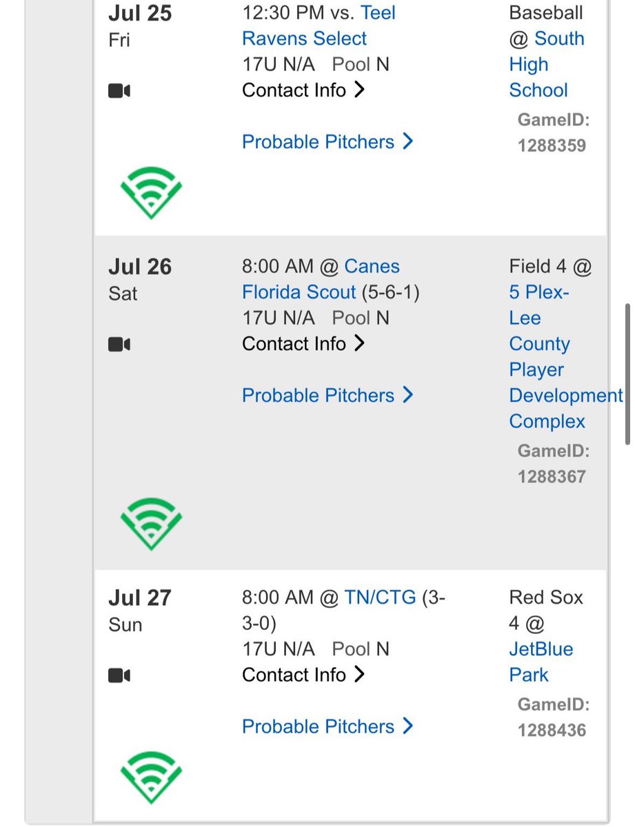 Coltin Spiess (@spiesscoltin) on Twitter photo This is my schedule for the <a href="/PerfectGameUSA/">Perfect Game USA</a> BCS in Fort Myers, FL. I will be playing for <a href="/jarenbrown_/">Jaren Brown</a> <a href="/UpTopProspects/">UpTopProspects</a>
#uncommitted2026 This is my schedule for the <a href="/PerfectGameUSA/">Perfect Game USA</a> BCS in Fort Myers, FL. I will be playing for <a href="/jarenbrown_/">Jaren Brown</a> <a href="/UpTopProspects/">UpTopProspects</a>
#uncommitted2026