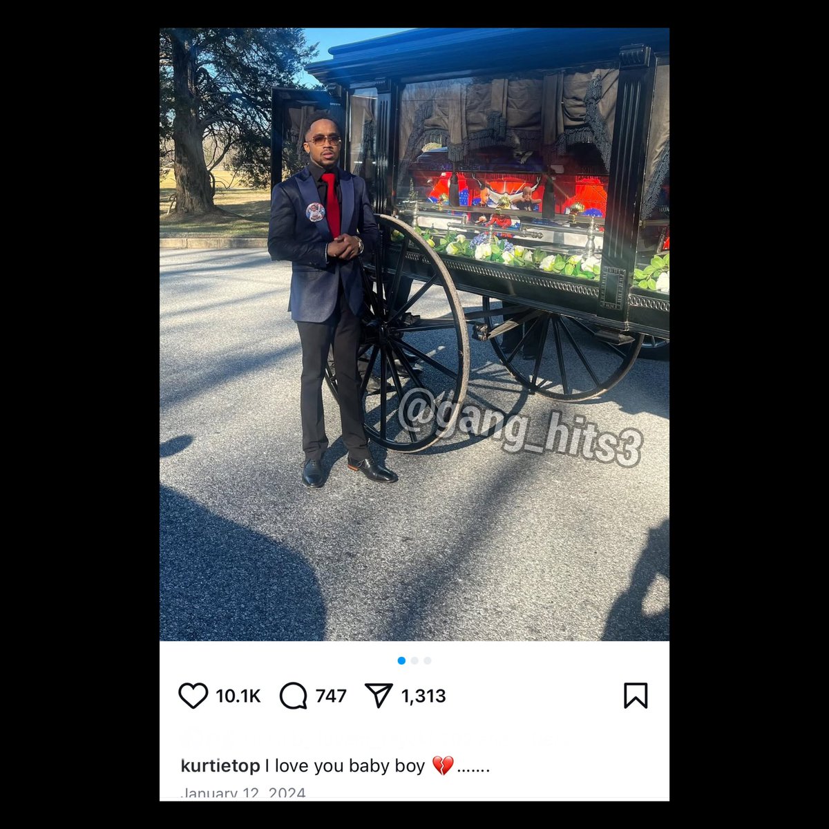 GangHits's tweet image. (July 21, 2025)-
Washington, DC📍
RIP to Boss Dunno aka Kurtietop who took his own life today. 🕊️
His son also passed a year ago.
Dunno was famously known for robbing Quavo of his chain when he came to DC. 🥷