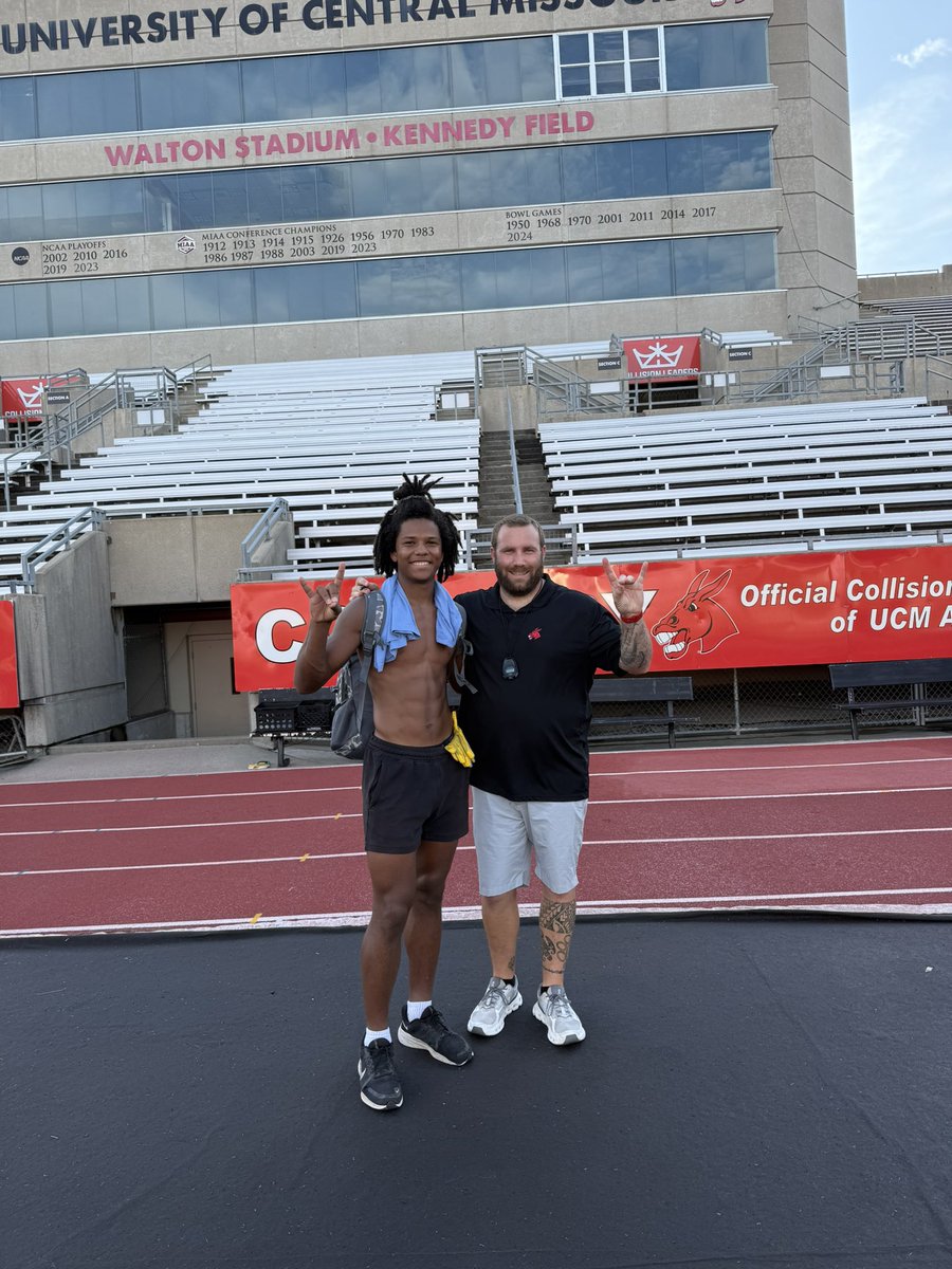 Miles Kennedy (@miles_kennedy8) on Twitter photo After a great time up at <a href="/UCMFootballTeam/">Mules Football</a> and some great conversations with <a href="/CoachZ_McCarthy/">Zach McCarthy</a> <a href="/CoachNovak_/">Coach Neil Novak</a> Iām blessed to announce my first offer to the University of Central Missouri After a great time up at <a href="/UCMFootballTeam/">Mules Football</a> and some great conversations with <a href="/CoachZ_McCarthy/">Zach McCarthy</a> <a href="/CoachNovak_/">Coach Neil Novak</a> Iām blessed to announce my first offer to the University of Central Missouri