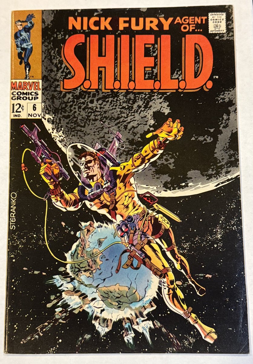 oldarmycomicfan's tweet image. Nick Fury Agent of SHIELD #6 (1968)
Go figure. Been looking for this for months and had the opportunity to get this one right after getting my first. Some issues I’m okay having a 2nd, better copy. This is one of those issues.