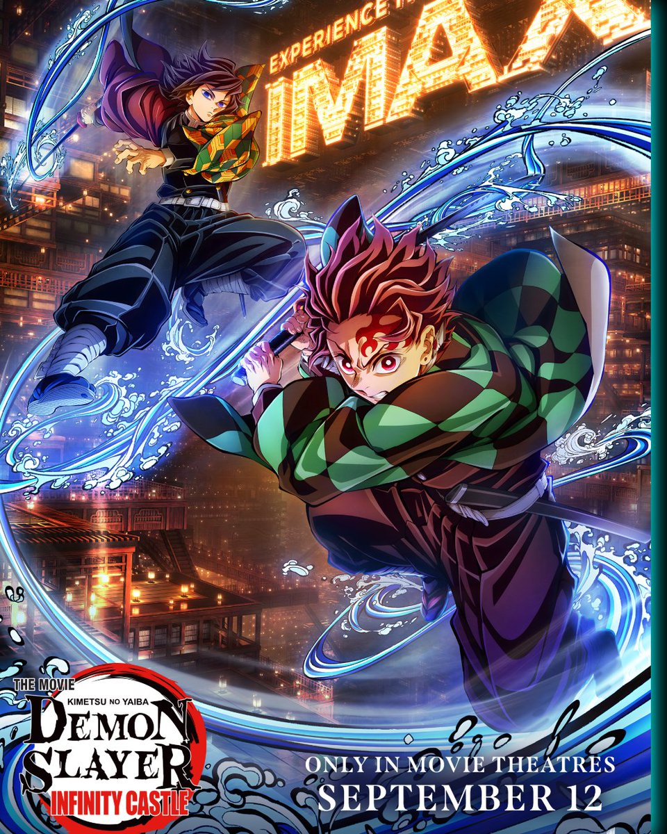 FenixNests's tweet image. DEMON SLAYER: KIMETSU NO YAIBA INFINITY CASTLE
NEW EXCLUSIVE IMAX® POSTER