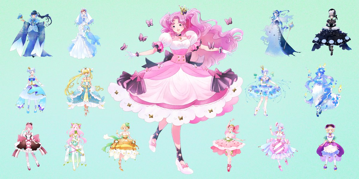 umina_neko's tweet image. ［👗Skeb募集中✍️3000円〜］絵柄の雰囲気を気に入っていただけたらぜひご依頼おまちしてます🙏OCさんへのドレスや、オリジナル衣装のイラストを描かせていただけたら嬉しいです🤲

#Skeb #Skeb募集中 #Commission