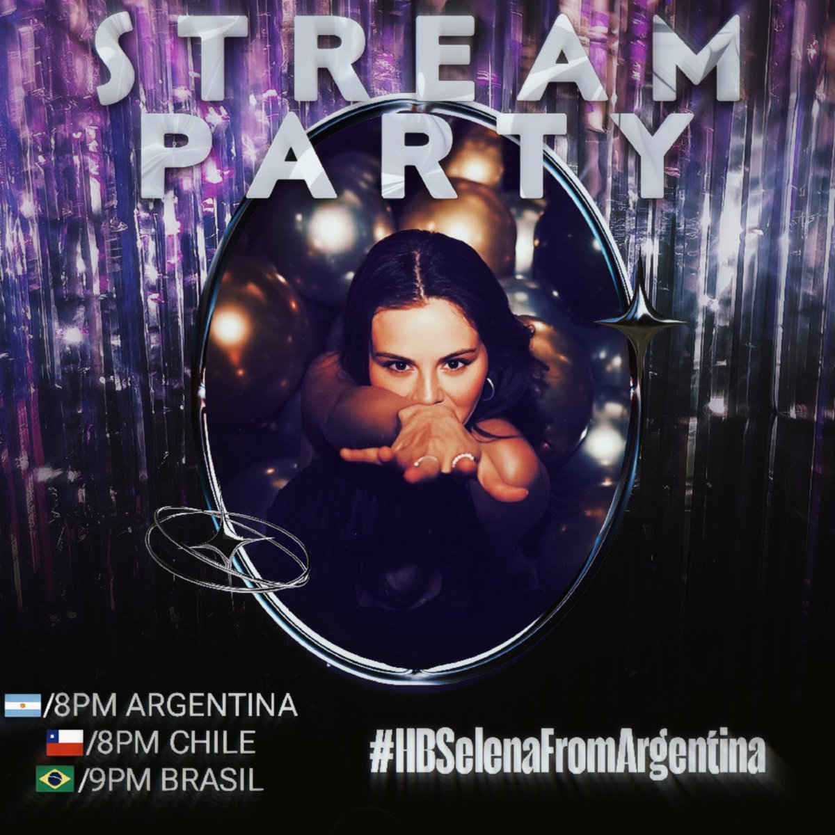 SelenaGomzArg's tweet image. 🎂| 🎉 STREAM PARTY SELENA GÓMEZ 🎉
Mañana festejamos el cumple de Selena como se merece:
🎧 Streameando sus temones
🌇 Dándole amor a Sunset Blvd
🗣️ Charlando y haciendo otras actividades mientras escuchamos
📍Stationhead
🕗 8PM ARG 🇦🇷/ 8PM CHI 🇨🇱 / 9PM BR 🇧🇷
Además, vamos a…