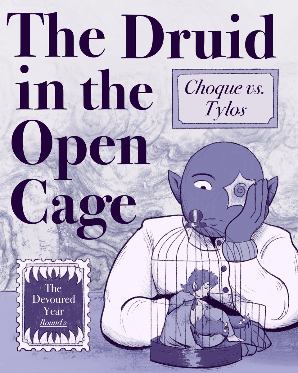 [#thedevouredyear | #tdy]

The Druid in the Open Cage...My TDY R2 comic in which Tylos learns from Choque's selfishness (1/6)